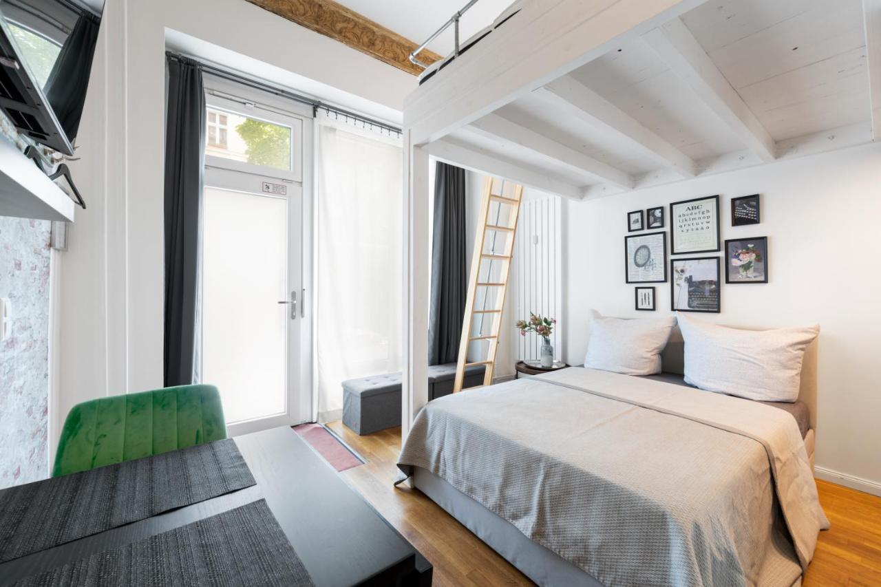 The Koburger Vh, Studio For Up To 4 With High Bed 柏林 外观 照片